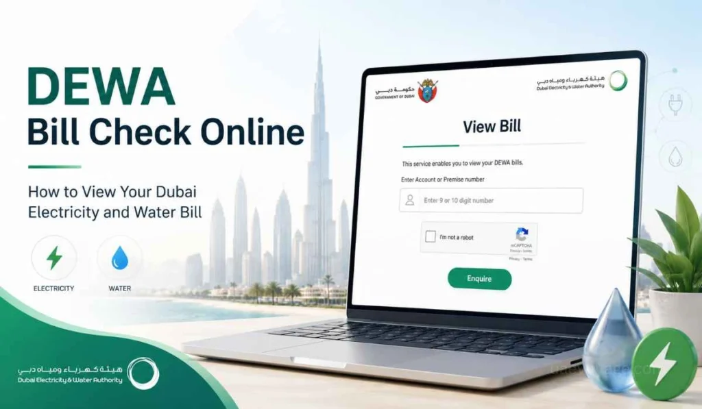 DEWA Bill Check Online: How to View & Pay Dubai DEWA Bill