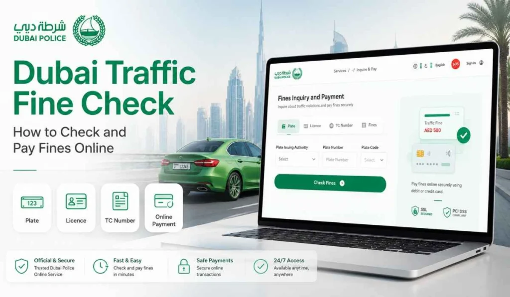 Dubai Traffic Fine Check: How to Check and Pay Fines Online