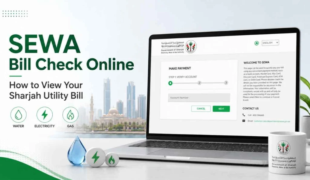 SEWA Bill Check Online: How to View Your Sharjah Utility Bill